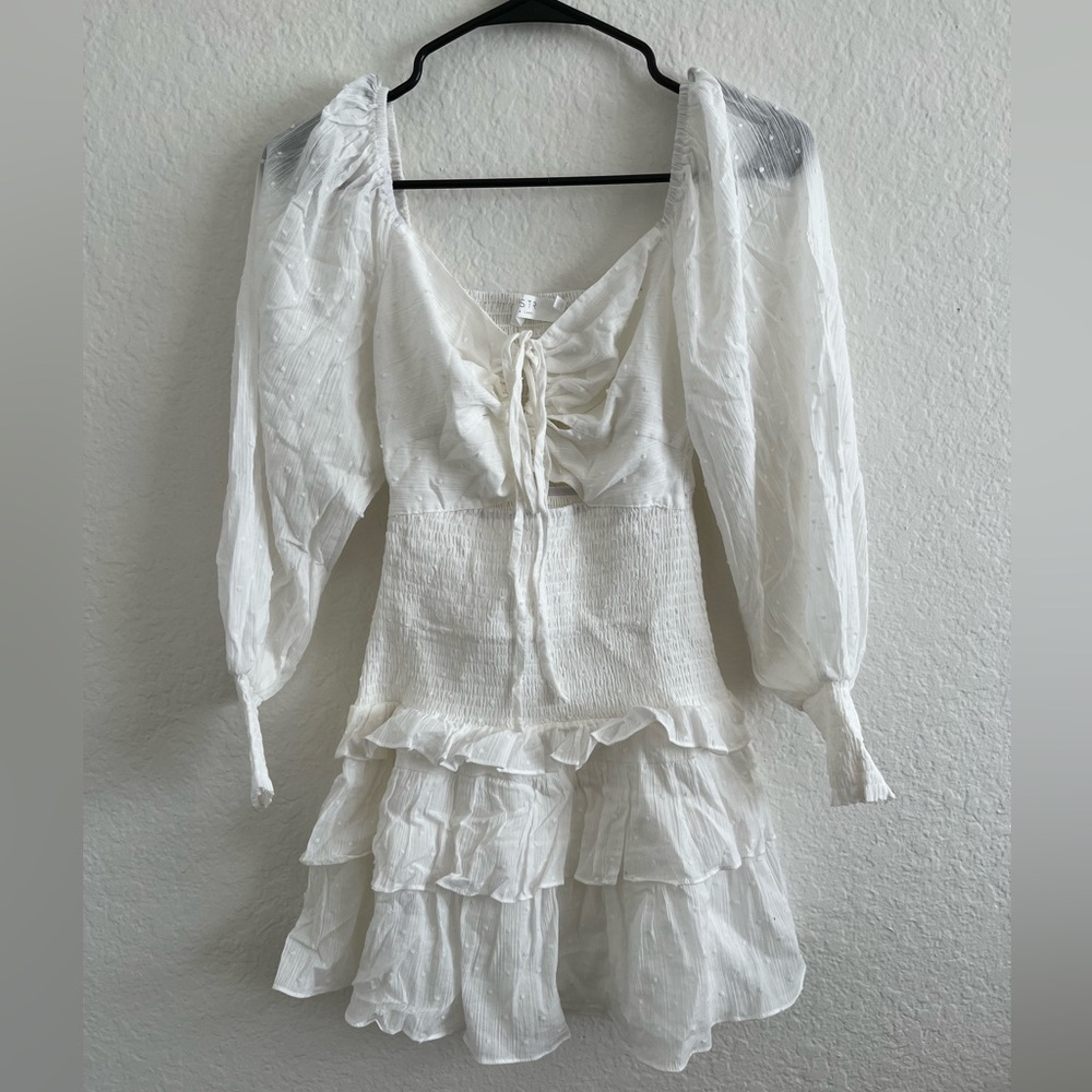COPY - ASTR the label Mini white dress